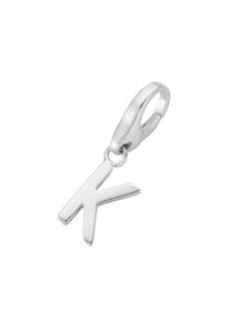 Damen Charm Buchstabe "Buchstabe K, Silber 925", silber, Giorgio Martello MILANO, Silber 925 (Sterlingsilber), Charms