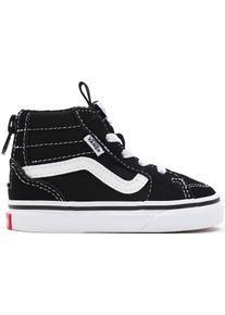 Vans Sneaker "TD Filmore Hi Zip", Gr. 22, schwarz, Leder, Textil, sportlich, Schuhe, für Kinder