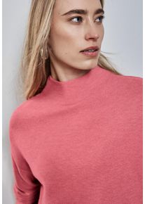 Street One Damen Stehkragenpullover, rosa, casual, Gr. 42, Strick, Obermaterial: 30% Polyester, 29% Polyacryl, 21% Viskose, 20% Nylon, Pullover