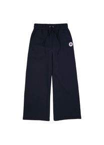 Converse Damen Palazzohose "WOMEN'S Converse KNIT WIDE LEG PANTS", schwarz, sportlich, Gr. L, unifarben, Obermaterial: 89% Baumwolle, 11% Polyester,