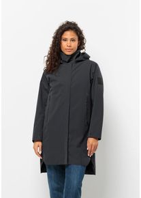 Jack Wolfskin Damen Funktionsmantel "SALIER 3IN1 COAT W", grau, Gr. XS, Außenjacke: OBERSTOFF 100% POLYESTER FUTTER 100% POLYESTER Innenjacke: