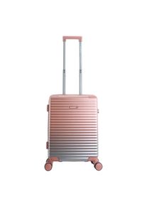 Saxoline Koffer "Elite", pink, casual, Koffer, mit Trolleysystem aus Halbaluminium