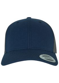 Flexfit Damen Flex Cap "Flexfit Unisex Retro Trucker 2-Tone", blau, casual, 60% Baumwolle, 40% Polyester, Caps
