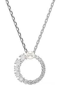 Swarovski Damen Kette mit Anhänger "Schmuck Geschenk Halskette Matrix, 5688751, 5692265", Metall-Perlen, L: 45cm, silber, Metall, Perlen, Halsketten,