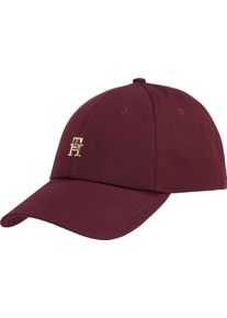 Tommy Hilfiger Damen Baseball Cap "ELEVATED CHIC CAP", lila, casual, unifarben, Web, Baumwolle, Caps, Klemmverschluss, Logoemblem