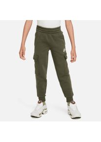Nike Sportswear Kinder Jogginghose "CLUB FLEECE BIG KIDS' CARGO PANTS", grün, sportlich, Gr. XL, Obermaterial: 80% Baumwolle, 20% Polyester, Hosen