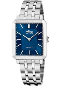 Lotus Damen Quarzuhr "Square", silber, Armbanduhren, Armbanduhr, Damenuhr, Edelstahlarmband, analog