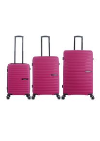 Saxoline Koffer "Fiesta", pink, Polypropylen, casual, Koffer, aus Polypropylen