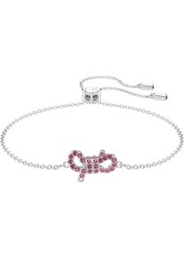 Swarovski Damen Armband "Schmuck Geschenk Armschmuck Lifelong Bow Schleife, 5723553", Metall, rosa, Metall, Armbänder, mit Swarovski Kristall