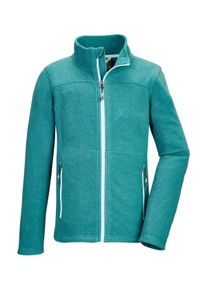 Killtec Kinder Fleecejacke "KOW 346 GRLS FLC JCKT", grün, sportlich, Gr. 164, Oberstoff: 100% Polyester, Futter: 100% Polyester, Jacken