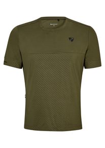 Ziener Herren Radtrikot "NICKLAS", grün, Gr. 46, Obermaterial: 92% Polyester, 8% Elasthan;, Trikots
