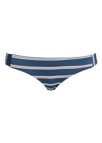 Roxy Damen Bikini-Hose "Moonlight Splash"mood indigo will stripes, Gr. XS, 88% Nylon, 9% Elasthan, 3% metallisierte Fasern, Badehosen
