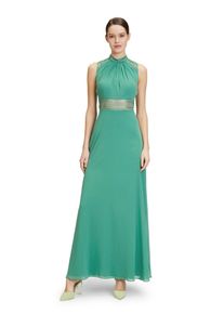 Vera Mont Damen Abendkleid "Vera Mont Abendkleid rückenfrei", grün, festlich, Gr. 36, Chiffon, Obermaterial: 100% Polyester recycelt., Kleider,