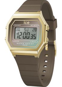 Ice Watch ICE-WATCH Damen Chronograph "ICE digit retro sunset - Small", braun, Armbanduhren, Quarzuhr, Armbanduhr, Damenuhr, digital, Silikonarmband,