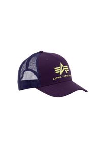 Damen Trucker Cap "Alpha Industries Accessoires - Headwear Basic Trucker Cap", lila, Alpha Industries, Obermaterial 1: 100% Baumwolle, Obermaterial