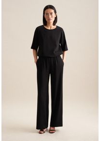 Seidensticker Damen Culotte "Schwarze Rose", schwarz, Gr. 38, unifarben, 96% Viskose 4% Elastan, Hosen