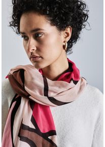 Street One Damen Halstuch, beige, casual, gemustert, Stoff, 100% Modal, Modetücher, aus Modal