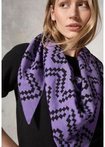 Cecil Damen Halstuch, lila, casual, bedruckt, Stoff, 55% Viskose, 27% Polyester, 18% Polyamid, Modetücher, softer Materialmix