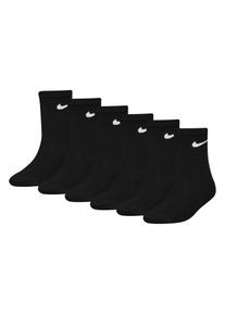 Nike Sportswear Kinder Sportsocken "- für Kinder", schwarz, Gr. 24, Obermaterial: 97% Polyester, 3% Elasthan, Socken, 4-5 Jahre