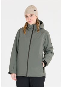 WHISTLER Damen Skijacke "Montook", grün, sportlich, Gr. 42, unifarben, 100% Polyester, Jacken, in wasser- und windabweisender Qualität