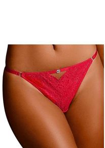 JETTE String rot Gr. 36/38 für Damen. Figurbetont