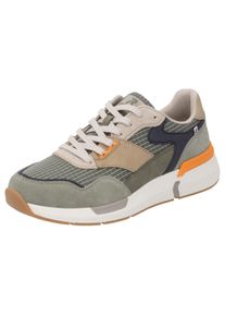 RIEKER SPORT Herren Sneaker, Gr. 47pistazie, sand kombiniert, Veloursleder, Lederimitat, Textil, sportlich, Schuhe, aus der neuen Christoph Kramer