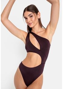 LSCN BY LASCANA Monokini 'Nele' violett Gr. 44 für Damen. Ohne Bügel