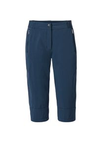 Vaude Farley Iii Caprihose Damen - blau - Gr. 34 - Polyamid/Elastan