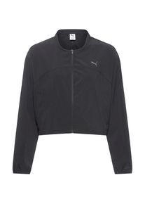Puma Studio Trainingsjacke Damen - schwarz - Gr. S - Polyester/Elastan