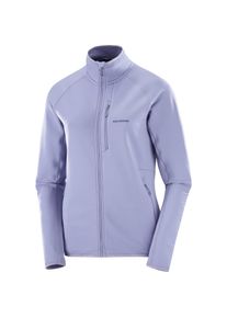 Salomon Essential Lightwarm Fleecejacke Damen - blau - Gr. S - Polyester/Elastan