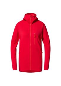 Haglöfs Haglöfs Rosson Mid Hood Fleecejacke Damen (Gr M |rot)