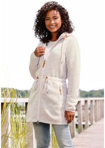Lascana Fleecejacke beige Gr. 32/34 für Damen