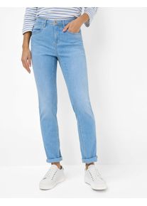 Brax Damen Five-Pocket-Hose Style CAROLA USED LIGHT BLUE, denim hellblau, Gr. 38