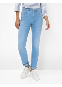 Brax Damen Five-Pocket-Hose Style MARY USED LIGHT BLUE, denim hellblau, Gr. 44L