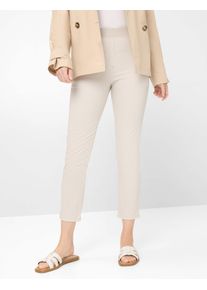 Raphaela by Brax Damen Five-Pocket-Hose Style PAMINA 6/8 BEACH, hellbeige, Gr. 38K