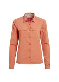 Craghoppers Nosilife Adventure Langarm Bluse III Bluse Women (Größe 38 |rosa)
