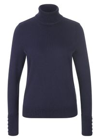 Peter Hahn - Rollkragen-Pullover aus 100% SUPIMA®-Baumwolle, blau, Gr. 46 / L - Baumwolle