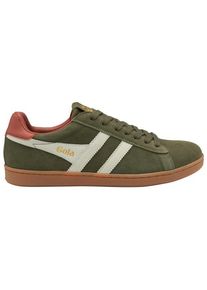 Gola Equipe II Suede Sneaker Herren Alltag (Gr 12 |oliv/braun)