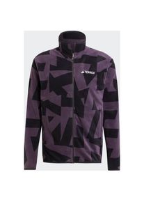 adidas terrex Multi All Over Print Full-Zip Fleece Fleecejacke Herren (Gr XXL |grau)