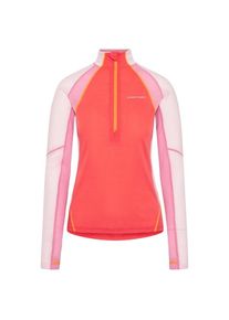 KARI TRAA Alma Half Zip Longsleeve Damen (Gr M |rot/rosa)