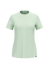 Odlo Merino Tencel Plain T-Shirt Crew Neck S/S Merinoshirt Damen (Gr XS |grün)
