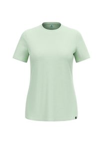 Odlo Merino Tencel Plain T-Shirt Crew Neck S/S Merinoshirt Damen (Gr XS |grün)