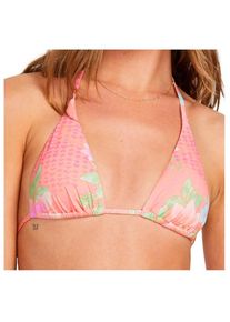 Billabong Crazy For Coral Multi Tri Bikini-Top Damen (Gr S |bunt)