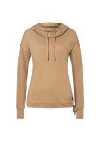 super.natural Funnel Hoody Woll- & Merinopullover Damen Alltag (Gr S |beige)