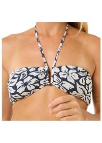 Bikini Top Rip Curl Las Flores Bandeau Damen (Gr L |grau)