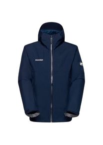 Mammut Treeline Hardshell Hooded Jacket Regenjacke Men (Gr S |blau |wasserdicht)