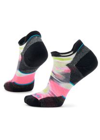 Smartwool Run Targeted Cushion Brushed Prt Low Ankle Laufsocken Women (Gr M |schwarz)