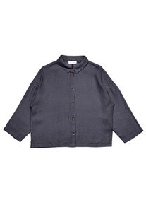 Mazine 3/4 Sleeve Linen Shirt Bluse Damen (Gr L |blau)