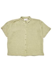 Mazine Short Sleeve Linen Shirt Bluse Women (Gr M |beige)