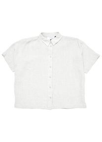 Mazine Short Sleeve Linen Shirt Bluse Damen (Gr M |weiß)